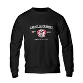 Carmilla Carmine Hazbin Hotel Shirt – Anime Fan Varsity College Style Tee - Get Trend Merch